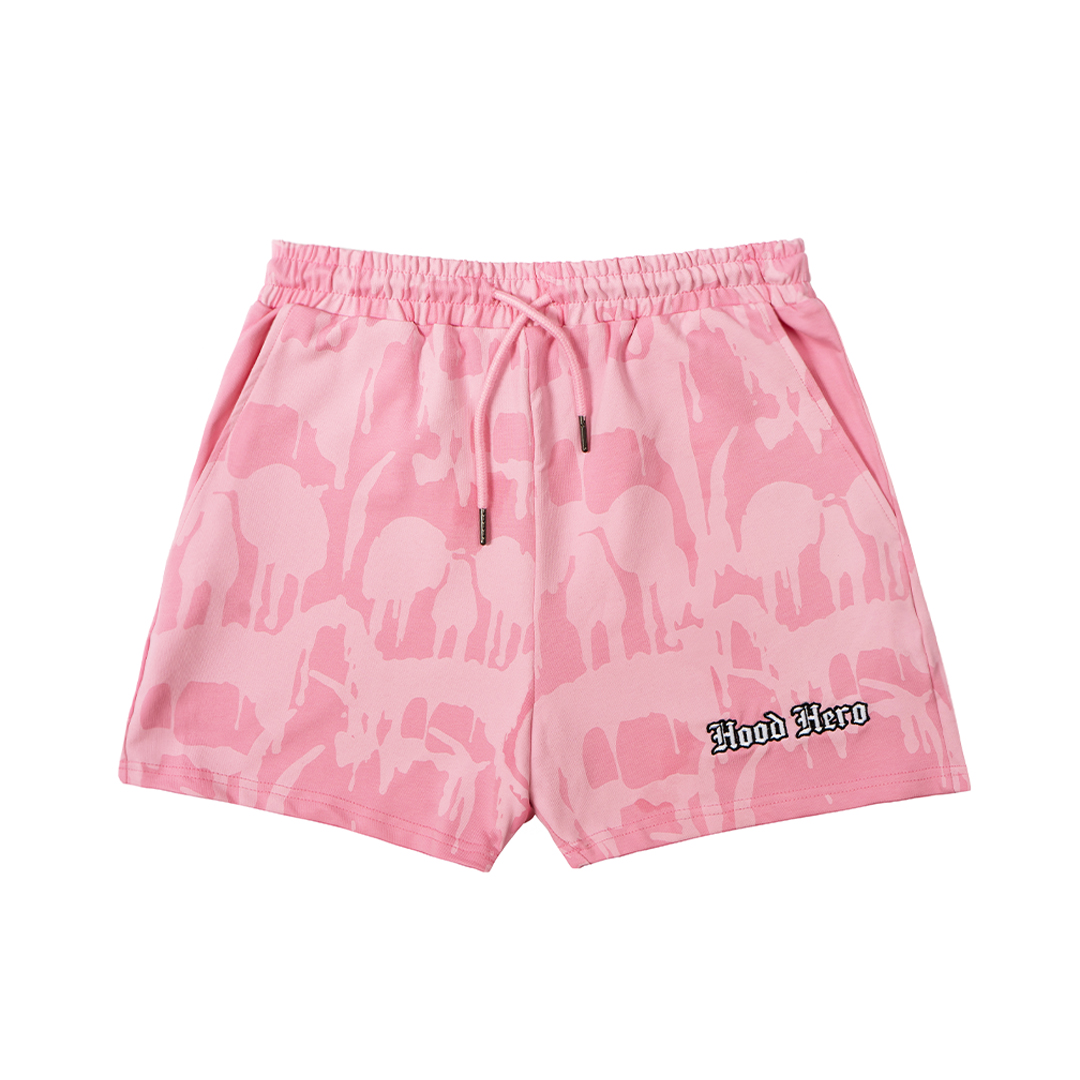 Woman Shorts Skull - Pink